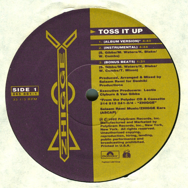 Master Release: Toss It Up by Zhigge