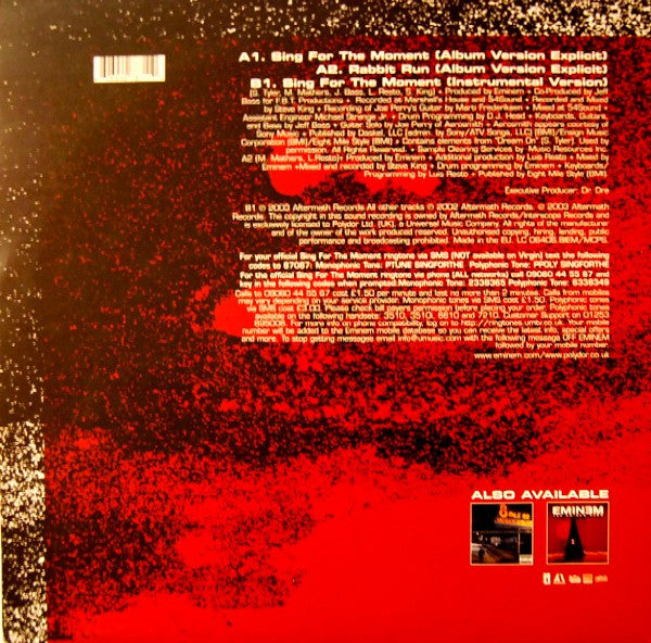 Release: Sing For The Moment-Vinyl-UK-2003-497 871-1, 497 871-1, 497 871-1, 497 871-1, 497 8711, 497 8711, 497 8711, 497 8711-404245