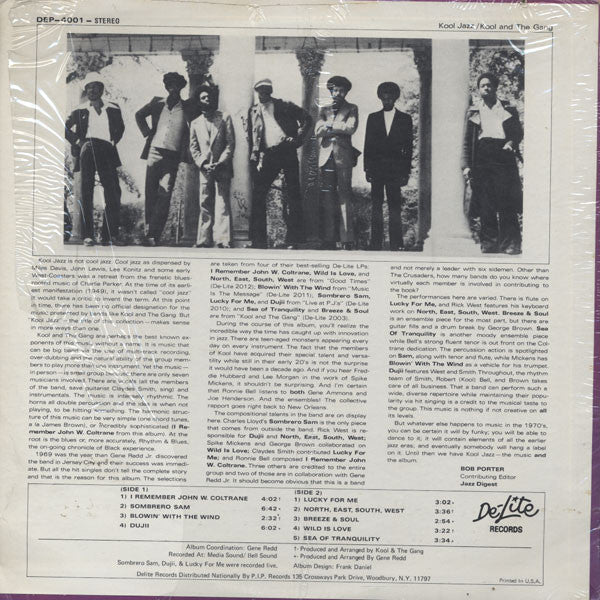 Master Release: Kool Jazz by Kool & The Gang