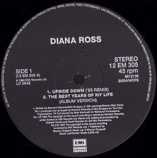 Master Release: The Best Years Of My Life by Diana Ross