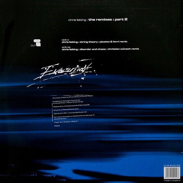 Release: The Remixes: Part 2-Vinyl-Germany-2004-CLR EVO 03-299855