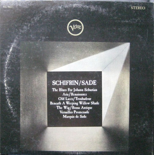 Release: The Dissection And Reconstruction Of Music From The Past As Performed By The Inmates Of Lalo Schifrin's Demented Ensemble As A Tribute To The Memory Of The Marquis De Sade-Vinyl-US-1966-V6-8654-389906