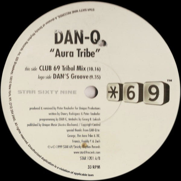 Release: Aura Tribe (Can You Feel It)-Vinyl-US-1999-STAR 1201-142707