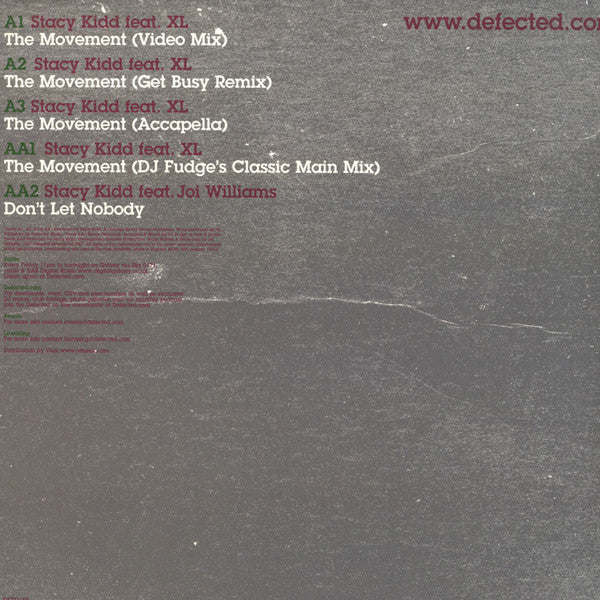 Release: The Movement EP-Vinyl-UK-2007-DFTD155-979192