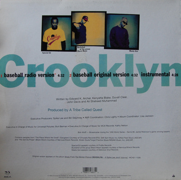 Release: Crooklyn-Vinyl-US-1994-MCA 12-54883-305272