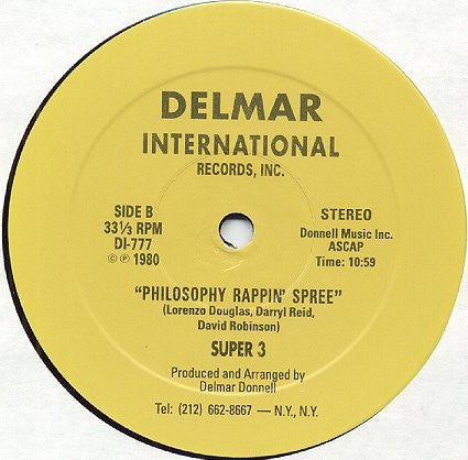 Master Release: Philosophy Rappin' Spree by Super 3