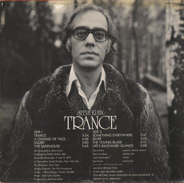 Release: Trance-Vinyl-Germany-1975-ECM 1052 ST-975882