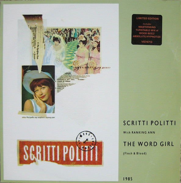 Release: The Word Girl-Vinyl-UK-1985-VS 747-13, VS74713-828633