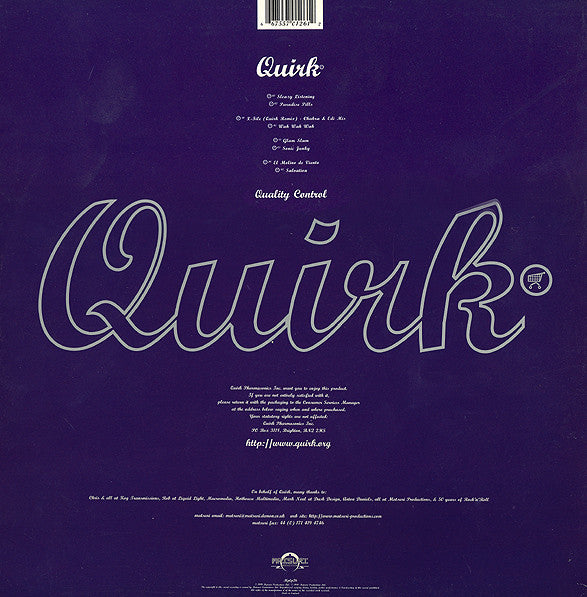 Master Release: Quality Control by Quirk
