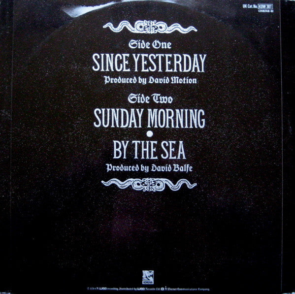 Release: Since Yesterday-Vinyl-UK-1984-KOW 38T, 249248-0, KOW 38 (T)-130712