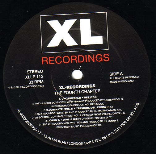 Master Release: XL-Recordings: The Fourth Chapter by Various