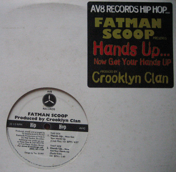 Master Release: Hands Up...Now Get Your Hands Up by Fatman Scoop