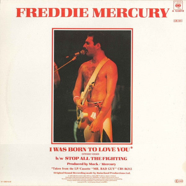Master Release: I Was Born To Love You by Freddie Mercury