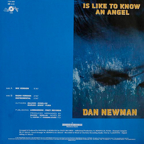 Master Release: Is Like To Know An Angel by Dan Newman
