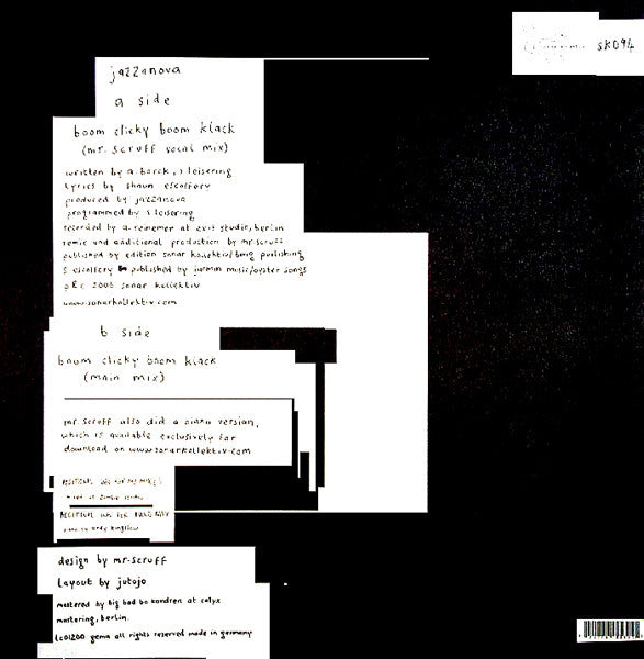 Master Release: Boom Clicky Boom Klack by Jazzanova