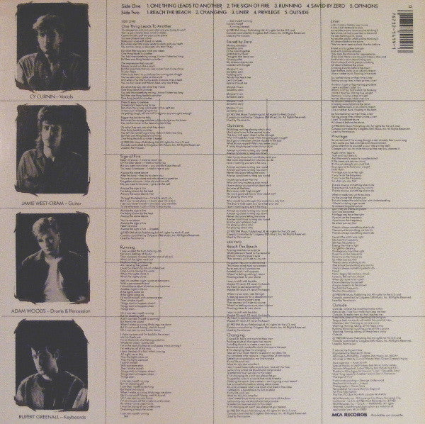 Release: Reach The Beach-Vinyl-US-1983-MCA-5419, MCA-39001-706689