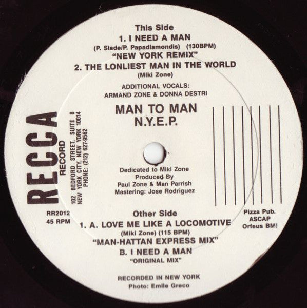 Release: N.Y.E.P.-Vinyl-US-1987-RR2012-138176
