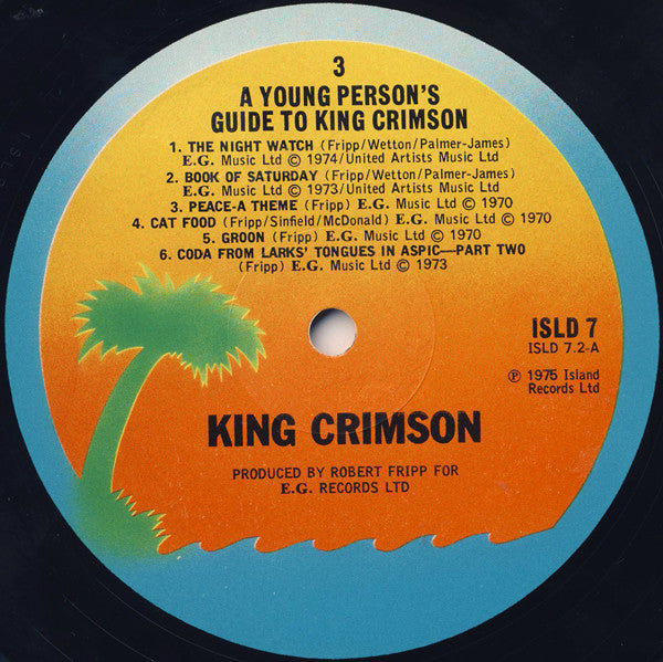Release: The Young Persons' Guide To King Crimson-Vinyl-UK-1975-ISLD 7-702357