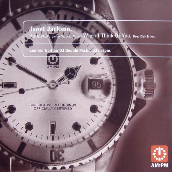 Release: Runaway / When I Think Of You-Vinyl-UK-1995-581 243-1, 581-243-1-184993