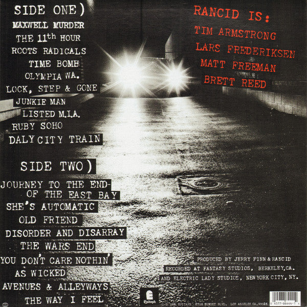 Master Release: ...And Out Come The Wolves by Rancid