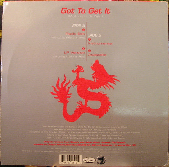 Master Release: Got To Get It by Sisqo