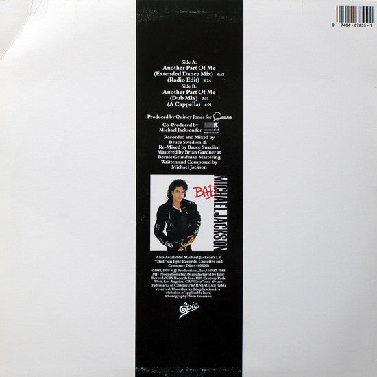 Release: Another Part Of Me-Vinyl-US-1988-49 07855-563622