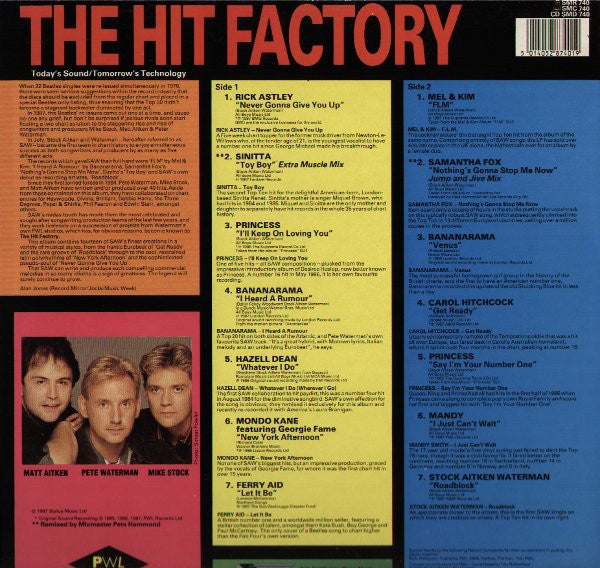 Master Release: The Hit Factory - The Best Of Stock Aitken Waterman by Various