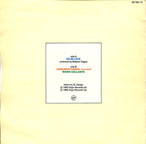 Master Release: So In Love by Orchestral Manoeuvres In The Dark