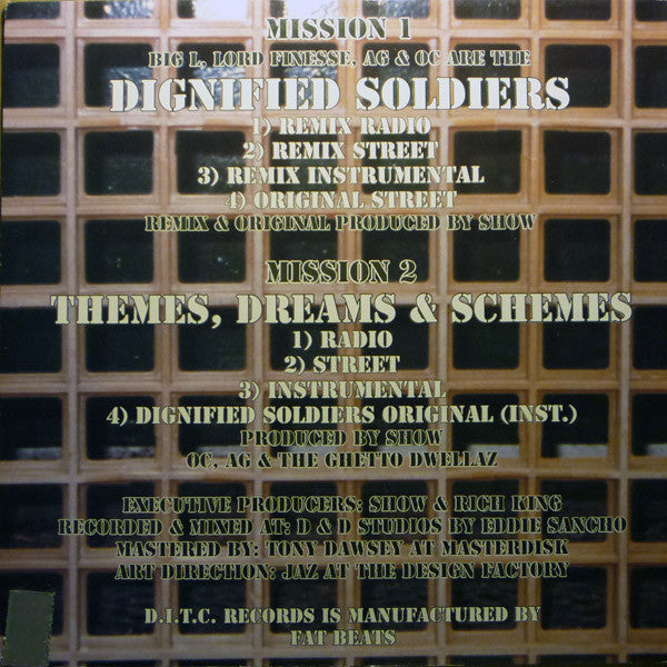 Master Release: Dignified Soldiers / Themes, Dreams & Schemes by D.I.T.C.