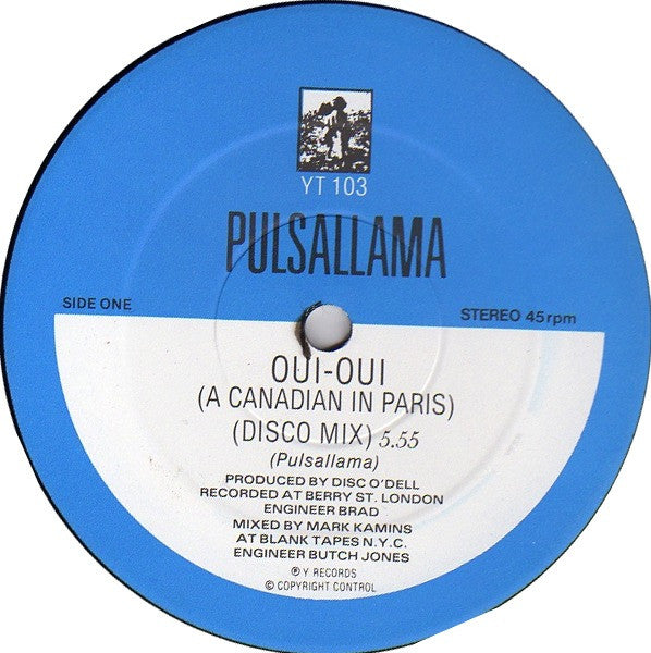 Release: Oui-Oui (A Canadian In Paris)-Vinyl-UK-1983-YT 103-808316