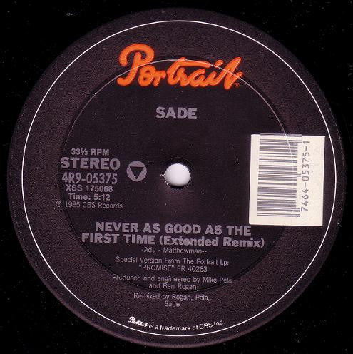 Release: Never As Good As The First Time-Vinyl-US-1986-4R9 05375, 4R9-05375-557478