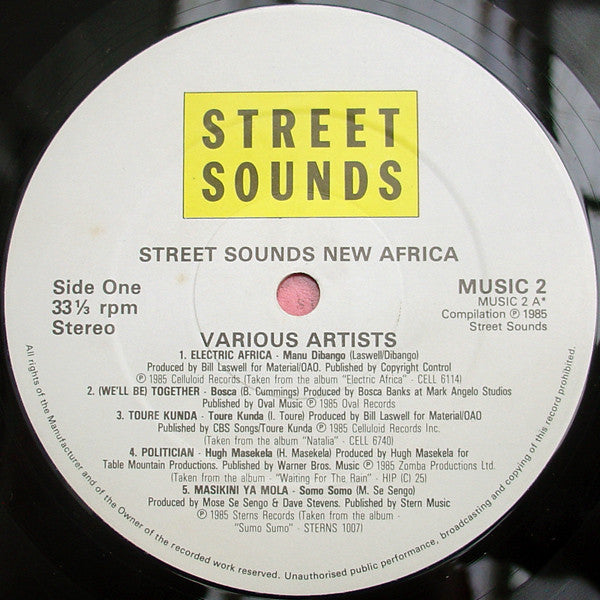 Release: New Africa-Vinyl-UK-1985-MUSIC 2-108702