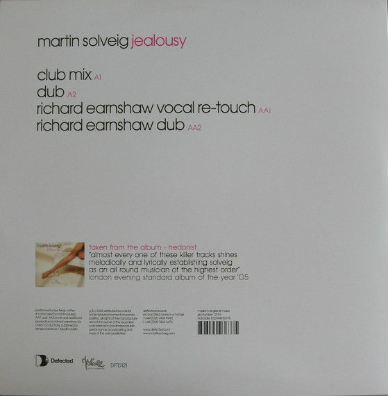 Master Release: Jealousy (Part One) by Martin Solveig