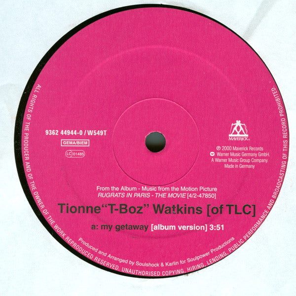 Master Release: My Getaway by T-Boz