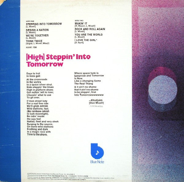 Master Release: Stepping Into Tomorrow by Donald Byrd