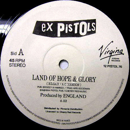 Release: Land Of Hope & Glory-Vinyl-UK-1984-12 PISTOL 76-715820