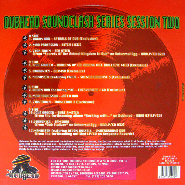 Master Release: Dubhead Soundclash Series Session Two by Various