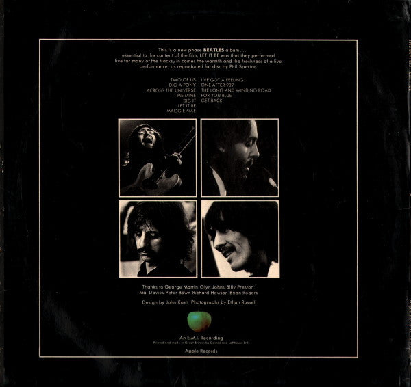Release: Let It Be-Vinyl-UK-1970-PCS 7096-461415