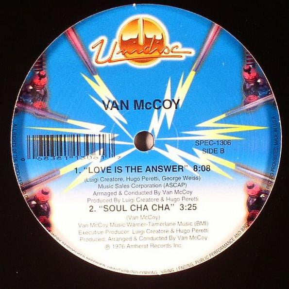 Release: The Hustle / Love Is The Answer / Soul Cha Cha-Vinyl-Canada-None-SPEC-1306-225192