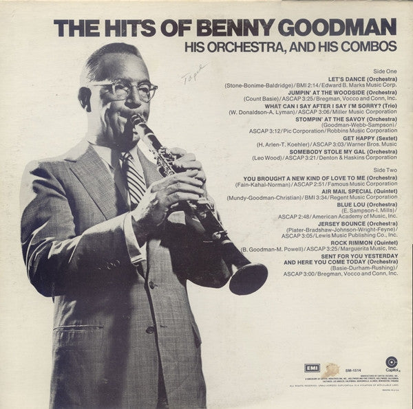 Release: The Hits Of Benny Goodman-Vinyl-US-1970-SM-1514-722352