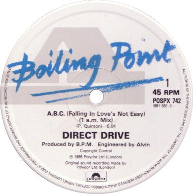 Release: A.B.C. (Falling In Love's Not Easy)-Vinyl-UK-1985-POSPX 742-292976