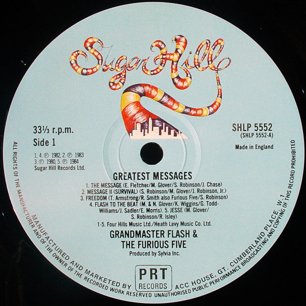 Release: Greatest Messages-Vinyl-UK-1984-SHLP 5552-348030