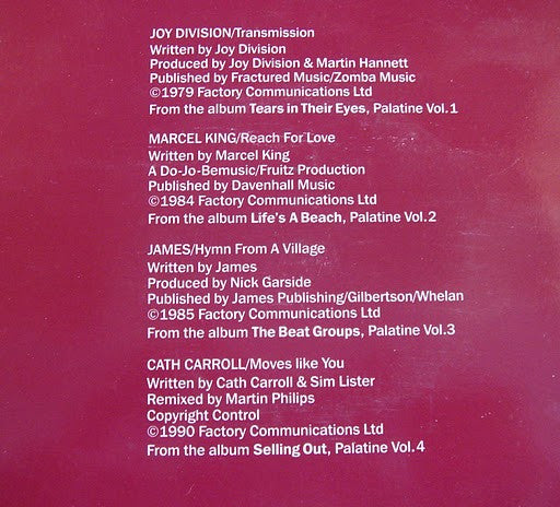 Master Release: Palatine - The Single by Various