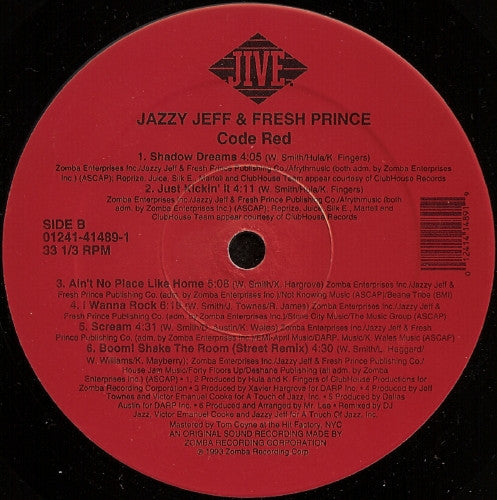 Release: Code Red-Vinyl-US-1993-01241-41489-1-589859