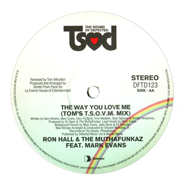 Master Release: The Way You Love Me by Ron Hall