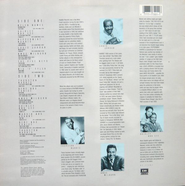 Master Release: Rock Me All Night Long (Aladdin Records 1945-1958) by Various