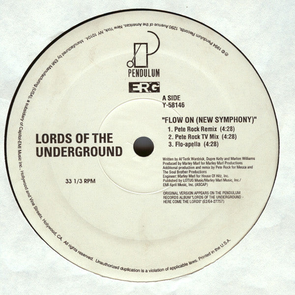 Master Release: Flow On (New Symphony) by Lords Of The Underground