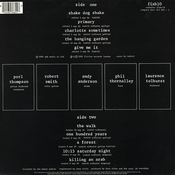 Master Release: Concert (The Cure Live) by The Cure