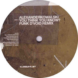 You Think You Know? (Funk D'Void Remix) / Emtec (De-constructed By The British Murder Boys)