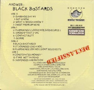 Master Release: Black Bastards by KMD